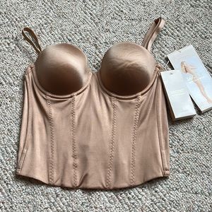 NWT VS Nude Corset Bustier Shape wear 36B